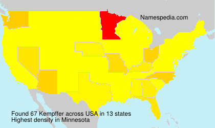 Surname Kempffer in USA Surname Kempffer in USA