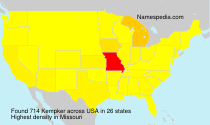 Surname Kempker in USA Surname Kempker in USA