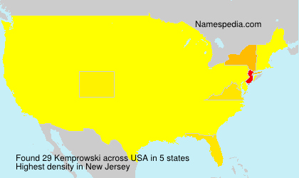 Surname Kemprowski in USA Surname Kemprowski in USA