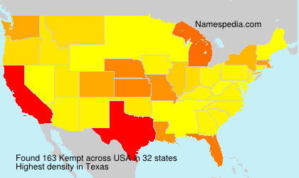 Surname Kempt in USA Surname Kempt in USA