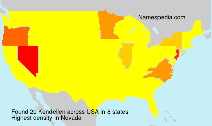 Surname Kendellen in USA Surname Kendellen in USA