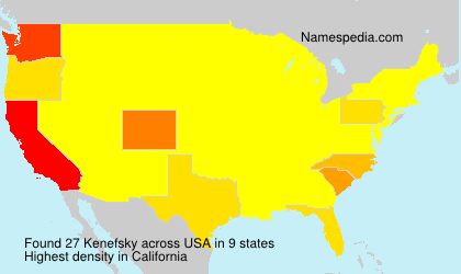 Surname Kenefsky in USA Surname Kenefsky in USA