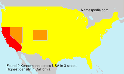 Surname Kennemann in USA Surname Kennemann in USA