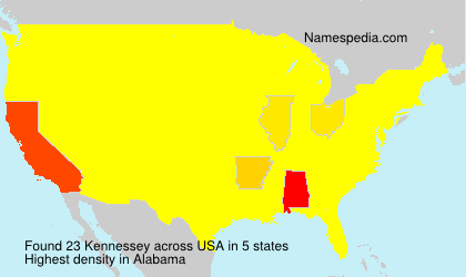 Surname Kennessey in USA Surname Kennessey in USA