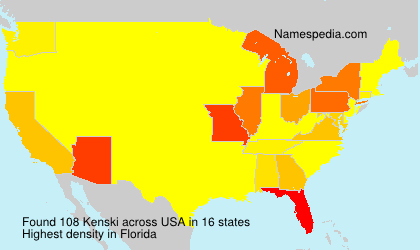 Surname Kenski in USA Surname Kenski in USA
