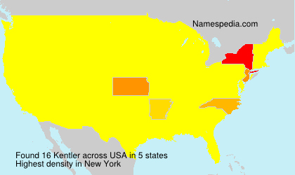 Surname Kentler in USA Surname Kentler in USA