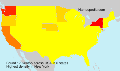 Surname Kentop in USA Surname Kentop in USA