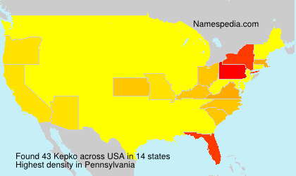 Surname Kepko in USA Surname Kepko in USA
