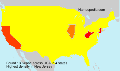 Surname Keppe in USA Surname Keppe in USA