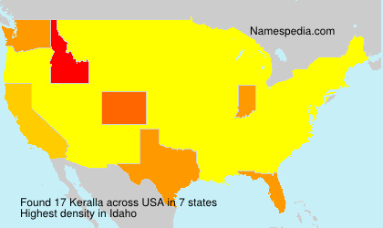 Surname Keralla in USA Surname Keralla in USA
