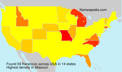 Surname Keranovic in USA Surname Keranovic in USA
