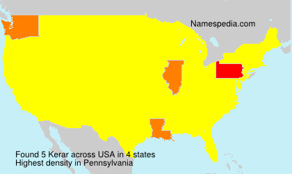 Surname Kerar in USA Surname Kerar in USA