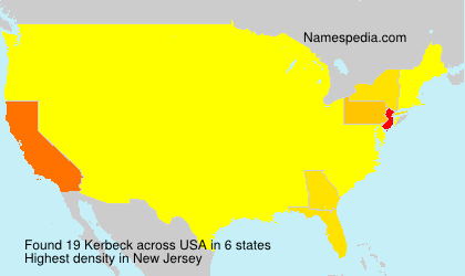 Surname Kerbeck in USA Surname Kerbeck in USA