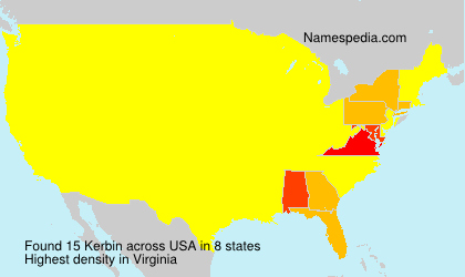 Surname Kerbin in USA Surname Kerbin in USA