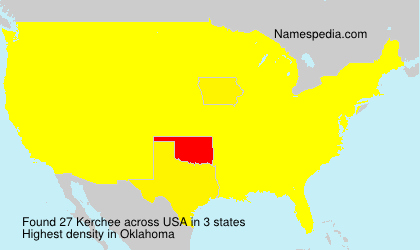 Surname Kerchee in USA Surname Kerchee in USA