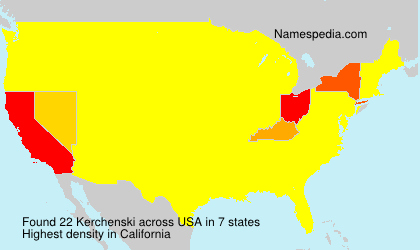 Surname Kerchenski in USA Surname Kerchenski in USA
