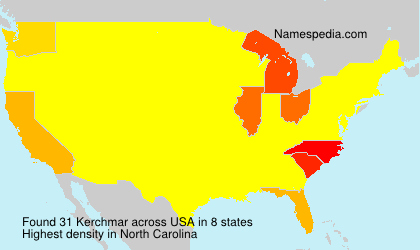 Surname Kerchmar in USA Surname Kerchmar in USA