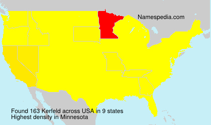 Surname Kerfeld in USA Surname Kerfeld in USA