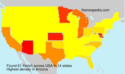 Surname Kerich in USA Surname Kerich in USA