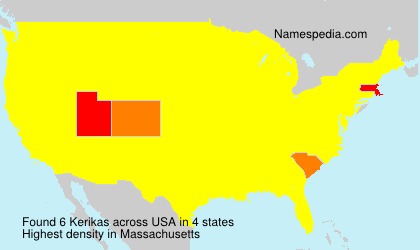 Surname Kerikas in USA Surname Kerikas in USA