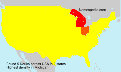 Surname Keriko in USA Surname Keriko in USA