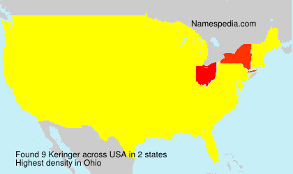 Surname Keringer in USA Surname Keringer in USA