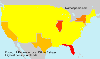 Surname Kerlow in USA Surname Kerlow in USA