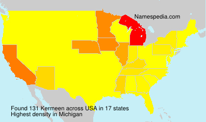 Surname Kermeen in USA Surname Kermeen in USA