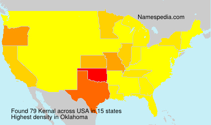 Surname Kernal in USA Surname Kernal in USA