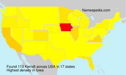 Surname Kerndt in USA Surname Kerndt in USA