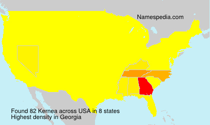 Surname Kernea in USA Surname Kernea in USA