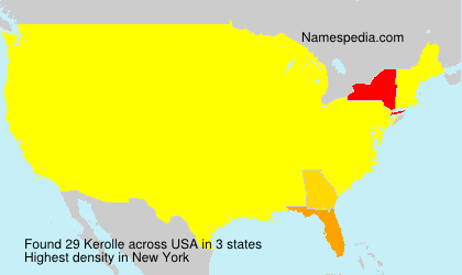 Surname Kerolle in USA Surname Kerolle in USA