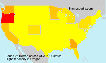 Surname Kerron in USA Surname Kerron in USA