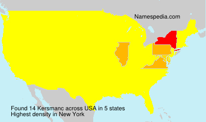 Surname Kersmanc in USA Surname Kersmanc in USA