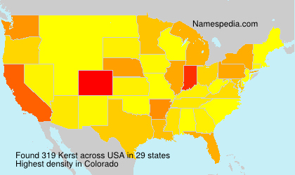 Surname Kerst in USA Surname Kerst in USA