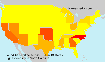 Surname Kerstine in USA Surname Kerstine in USA