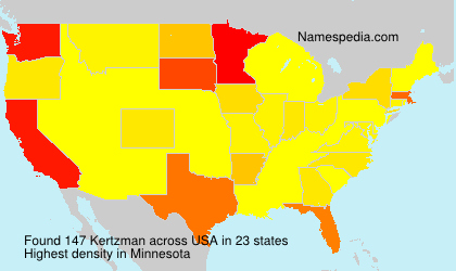 Surname Kertzman in USA Surname Kertzman in USA