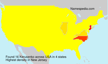 Surname Kerusenko in USA Surname Kerusenko in USA