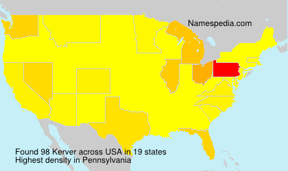 Surname Kerver in USA Surname Kerver in USA