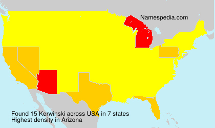 Surname Kerwinski in USA Surname Kerwinski in USA