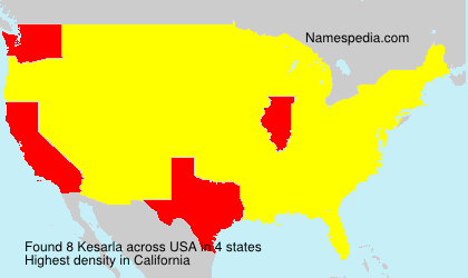 Surname Kesarla in USA Surname Kesarla in USA