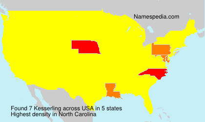 Surname Kesserling in USA Surname Kesserling in USA