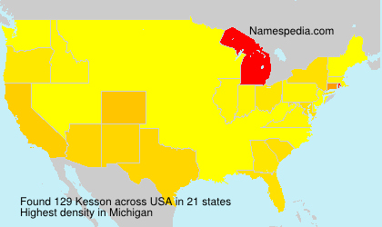 Surname Kesson in USA Surname Kesson in USA
