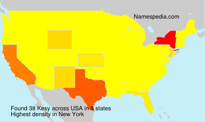 Surname Kesy in USA Surname Kesy in USA