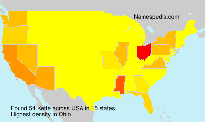 Surname Kette in USA Surname Kette in USA