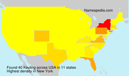 Surname Keuling in USA Surname Keuling in USA