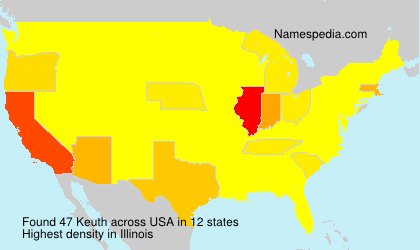 Surname Keuth in USA Surname Keuth in USA
