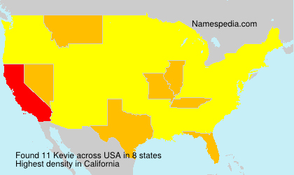 Surname Kevie in USA Surname Kevie in USA