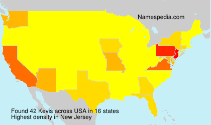 Surname Kevis in USA Surname Kevis in USA