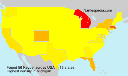 Surname Keydel in USA Surname Keydel in USA